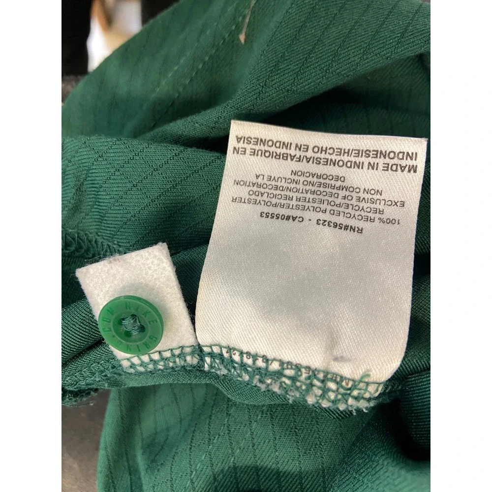 Nike Dri-FIT Polo Shirt Mens XXL Green Excellent‎ Diamond Grid Golf 380179-343